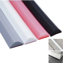 Mingjin Shop2 Siyah 100CM Tarzı Banyo Su Durdurucu Su Tutma Bükülebilir Şerit Kuru ve Islak Ayırma Silikon Conta Şerit Engelleyici Duş Barajı Taşkın Bariyeri (Yurt Dışından)