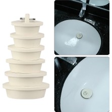 Mingjin Shop2 Siyah 26,7-28,7 mm Stili Yuvarlak Küvet Drenaj Stoper Silikon Zemin Tahliye Tapası Kauçuk Mutfak Küvet Kanalizasyon Tahliye Kapağı Lavabo Fişi Banyo Malzemeleri (Yurt Dışından)