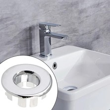 Mingjin Shop2 B-Içi Boş Halka Tarzı Lavabo Taşma Halkası Özenle Dekore Edilmiş Kapak Lavabo Taşma Taşma Tapası Tapası Yedek Lavabo Havzası Plastik Taşma Halkası (Yurt Dışından)