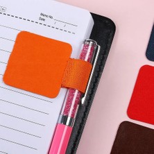 GongtuShop Tip 2 Bej Stili 3 Adet Yeni Tasarım Kendinden Yapışkanlı Deri Kalem Klip Kalem Elastik Döngü Dizüstü Bilgisayarlar Dergiler Panolar Kalemlik Yüksek (Yurt Dışından)