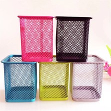 GongtuShop No.12 Tarzı Yaratıcı Metal Örgü Kalemlik Kalem Cetvel Tutucu Kalemler Için Masa Organizatör Kırtasiye Okul Malzemeleri Ofis Depolama Aksesuarları (Yurt Dışından)