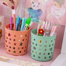 GongtuShop H03 Stili Yaratıcı Boş Yıldız Kalem Kalemlik Tutacağı Fırça Saklama Kabı Masa Düzenleyici Plastik Kırtasiye Kalemlik Ofis Malzemeleri (Yurt Dışından)