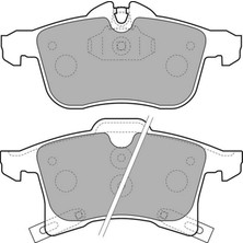 Delphi Fren Balatasi Ön Opel Astra Combo Corsa C Corsa Van Meriva Zafira 03- 18051