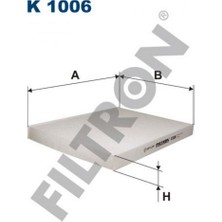 Filtron Kabin Filtresi Vw Group Audi A3, Tt; Seat Arosa, Cordoba, Ibiza Ii/iii, Inca, Leon I, Toledo Ii; Skoda Octavia, Superb; Volkswagen Caddy Ii, Corrado, Golf Iii, Lupo, Passat (3b3/3b6), Polo Ii, 18051
