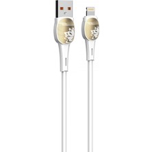 Ldnıo Hızlı Şarj Kablosu 2m Lightning Beyaz LS832