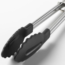 IKEA 2 Adet Servis Maşası Plastik Uçlu Uzunluk: 18 cm  2 Li Set Paslanmaz Çelik Maşa