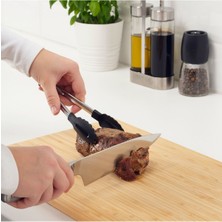 IKEA 2 Adet Servis Maşası Plastik Uçlu Uzunluk: 18 cm  2 Li Set Paslanmaz Çelik Maşa