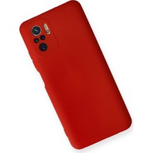 Newface Xiaomi Redmi Note 10 Kılıf Nano Içi Kadife  Silikon - Kırmızı 327107