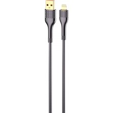 Ldnıo Hızlı Şarj Kablosu 2m Lightning Gri LS652
