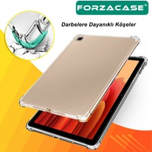 Forzacase Samsung Galaxy Tab S9 Fe X510 Anti Shock Silikon Kılıf + Temperli Kırılmaz Cam - FC014