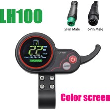 Pabiflo LH100 LCD Ekran Kontrol Paneli Gaz Ölçer 24V-60V Elektrikli Scooter Ebike Için LCD Ekran Hız Göstergesi (6pın) (Yurt Dışından)