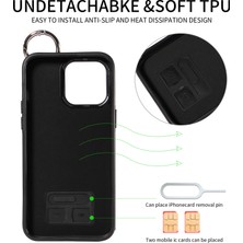 Forestl Digital iPhone15 Pro Max Case Pu+Tpu Telefon Kapağı Kickstand-Light Mor ile (Yurt Dışından)