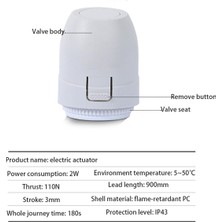 Pabiflo 2x Yerden Isıtma Vanası Nc Ac 230 V Yerden Isıtma Termostatı Için Elektrikli Termal Aktüatör Manifoldu (Yurt Dışından)