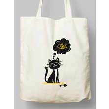 TP Shop Bez Çanta, Kedi Severler Için: “dream!, Rüya!" Çanta
