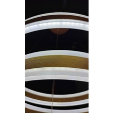 Mazel Üç Renk Kumandalı Ring Çember LED Avize
