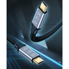 Telmba Telefon Ses Video Hd 1m Için USB 3.1 - Tip C 10GB 100W Veri Kablosu (Yurt Dışından)