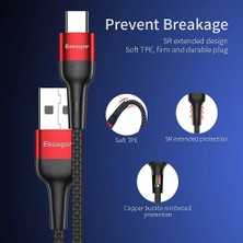 Telmba Essager 5A USB C Tipi Kablo Huawei P40 P30 Pro Mate 30 Süper Şarj Usbc Usb-C Hızlı Şarj Şarj Cihazı Tip-C Veri Kablosu Kablosu (Yurt Dışından)