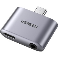 Telmba Ugreen USB C - Aux Kablo Adaptörü Tip C 3.5mm Aux Kulaklık Dönüştürücü Dac Çip Pd Qc Şarj iPad Pro 2020,2018, Huawei P20 Pro Samsung S20 Fe, S20, S20 +, S20 Ultra, S10, Piksel 4 (Yurt Dışından)