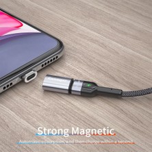 Telmba Essager Manyetik Mikro USB C Tipi Adaptör iPhone Samsung Xiaomi Mikro Dişi USB C Erkek Kablo Mıknatıs Dönüştürücü Konektörü (Yurt Dışından)