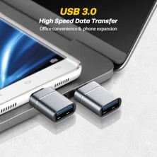 Telmba USB C Adaptörü Otg Tip C - USB Adaptör Tip-C Otg Adaptör Kablosu Macbook Pro Air Samsung S20 S10 USB Otg Konektörü Tip-C (Yurt Dışından)