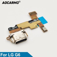 Telmba Aocarmo Tip-C USB Şarj Dock Şarj Portu Flex Uzatma Kablosu Mikrofon Mikrofon Lg G6 H870 G600 VS988 (Yurt Dışından)