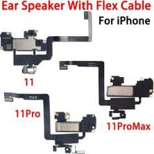 Telmba Kulak Hoparlör Flex Kablo iPhone x Xr Xs Xsmax 11 11PRO Max Kulaklık Yakınlık Işık Sensörlü Yedek Parçalar (Yurt Dışından)