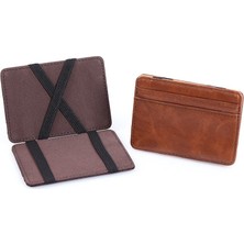 Telmba Moda Erkek Ince Cüzdan Erkek Ultra Ince Kısa Erkek Sihirli Cüzdan Para Nakit Kart Sahibinin Çanta (Yurt Dışından)