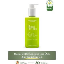 Rami D'ulivo Hassas Ciltler İçin Aloe Vera Özlü Yüz Temizleme Jeli