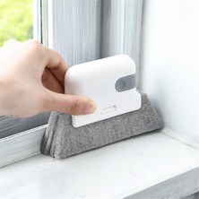 Telmba In 1 Oluk Temizleme Aracı Pencere Çerçevesi Kapı Oluk Temizleme Fırçası Sürgülü Kapı Parça Temizleme Araçları El Çatlak Temizleyici 1 Adet (Yurt Dışından)