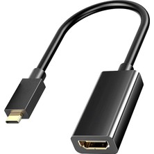 Telmba Tip C - HDMI Uyumlu Kablo Adaptörü 4K 30Hz USB C 10GBPS Dizüstü Bilgisayarlar Tv'ler Monitörler Için Yüksek Hızlı Iletim Dönüştürücü (Yurt Dışından)