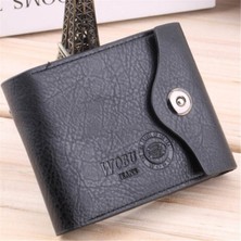 Telmba Deri Cüzdan Erkek Cüzdan Sikke Çanta Kısa Erkek Para Çantası Kaliteli Tasarımcı Mini Cüzdan Kaliteli Tasarımcı (Yurt Dışından)