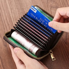 Telmba Yeni Rahat Cüzdan Çok Yuvalı Kart Tutucu Fermuar Bozuk Para Cüzdanı Küçük Debriyaj Pu Para Çantası Çanta Kart Sahibi Cüzdan Erkekler ve Kadınlar Için (Yurt Dışından)