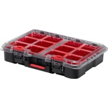 Keter 17210365 Pack N Stack Hart Modular System 3 Katlı Tekerlekli Takım Çantası