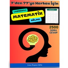 Enine Boyuna Eğitim Labirentli Matematik Bölme İşlemi Kitabı