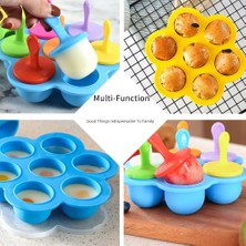 Pengfushop4 Mavi Stil Dondurma Silikon Kalıp Top Şekli Popsicle Form Makinesi Buz Bar Için Buz Küpü Tepsisi Dıy Mutfak Aletleri Buz Küpü Tepsisi Dondurma Kalıbı (Yurt Dışından)