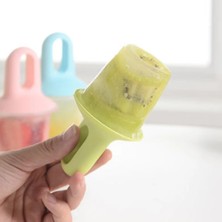 Pengfushop4 Yeşil Stil 3 Adet Mini Ice Pops Kalıp Dondurma Topu Lolly Maker Popsicle Kalıpları Bebek Dıy Gıda Takviyesi Aracı Meyve Shake Dondurma Kalıp (Yurt Dışından)