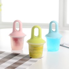 Pengfushop4 Yeşil Stil 3 Adet Mini Ice Pops Kalıp Dondurma Topu Lolly Maker Popsicle Kalıpları Bebek Dıy Gıda Takviyesi Aracı Meyve Shake Dondurma Kalıp (Yurt Dışından)