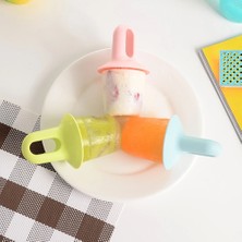 Pengfushop4 Yeşil Stil 3 Adet Mini Ice Pops Kalıp Dondurma Topu Lolly Maker Popsicle Kalıpları Bebek Dıy Gıda Takviyesi Aracı Meyve Shake Dondurma Kalıp (Yurt Dışından)