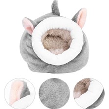 Shanhua Shop S 15X10X8CM Stili Hamster Evi Küçük Hayvanlar Pet Peluş Yuva Kış Sıcak Yatak Gine Domuzu Kemirgen Sıçan Tavşan Kirpi Hamster Aksesuarları (Yurt Dışından)