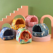 Shanhua Shop Ben Stil L Beden 1 Adet Kış Sıcak Pamuk Evcil Evler Küçük Hayvan Uyku Yatakları Gelincik Tavşan Gine Hamster Pet Uyku Aksesuarları (Yurt Dışından)