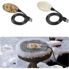 Shanhua Shop B Tarzı Kuş Banyosu Deicer Isıtıcı Pratik Kış Kümes Hayvanları Termostatik Birdbath Deicer ve Garde K6F8 Için Alüminyum Tabanlı Su Isıtıcı (Yurt Dışından)