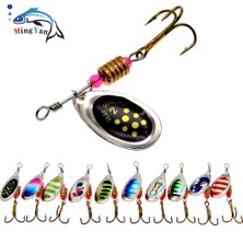 Tlg Shop S08 Stili 10 Renk Peche Er Balıkçılık Lures Wobblers Crankbaits Jig Parladı Metal Pullu Alabalık Kaşığı Sazan Balıkçılık Için Kancalı Pesca (Yurt Dışından)