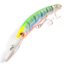 Tlg Shop F307-4 Stili 1 Adet Sert Plastik Minnow Balıkçılık Cazibesi 24GCM Büyük Crankbait Yapay Yem Peche Bas Trolling Pike Sazan Aksesuarları Lures (Yurt Dışından)