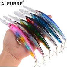 Tlg Shop F307-4 Stili 1 Adet Sert Plastik Minnow Balıkçılık Cazibesi 24GCM Büyük Crankbait Yapay Yem Peche Bas Trolling Pike Sazan Aksesuarları Lures (Yurt Dışından)