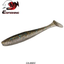 Tlg Shop CA69DC Stili 76MM 20 Adet Kesfıshıng Es Kolay Parlatıcı Shad Balıkçılık Cazibesi Yumuşak Yem Pesca Sazan Balık Tutma Tuzu Yeni Yem (Yurt Dışından)