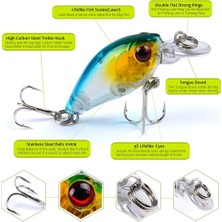 Tlg Shop No.2 Tarzı Yem 1 Adet Minnow Balıkçılık Cazibesi G Topwater Sert Yem Wobbler Jig Yem Crankbait Sazan Çizgili Bas Pesca Olta Takımı Swimbait (Yurt Dışından)