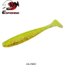 Tlg Shop CA75DC Stili 50MM 20 Adet Kesfıshıng Es Kolay Parlatıcı Shad Balıkçılık Cazibesi Yumuşak Yem Pesca Sazan Balık Tutma Tuzu Yeni Yem (Yurt Dışından)