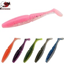 Tlg Shop PA16 Stili 50MM 12 Adet Esfıshıng Kolay Parlatıcı Shad Balıkçılık Lures Yumuşak Cazibesi Leurre Souple Swimbait Kiti Isca Yapay Titreşim Kuyruk (Yurt Dışından)