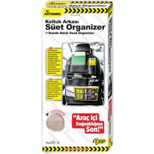 Automix Süet Organizer Siyah / 1 Adet