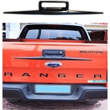 Ebal Oto Ford Ranger Için Uyumlu T7 Mat Siyah Bagaj Açma Kolu Kaplaması 2015-2018  Arası